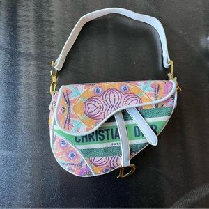 Luxury inspired saddle bag